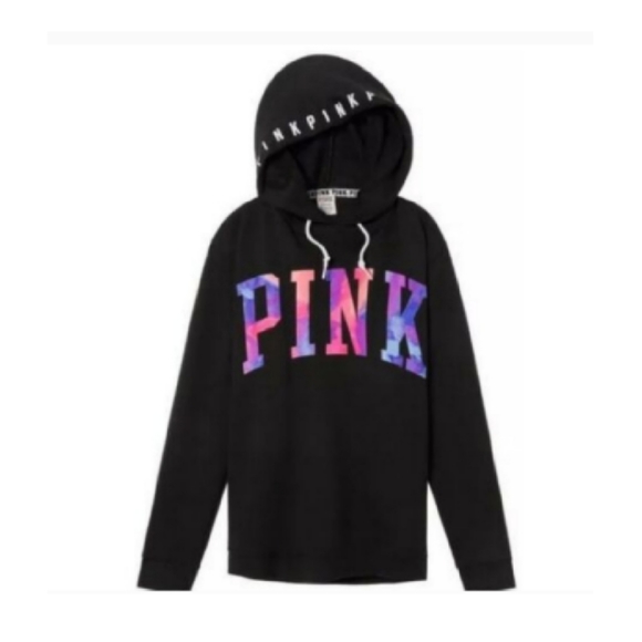 PINK Victoria's Secret Tops - 🎉Host Pick 8/11/21🎉VS Pink Watercolor Hoodie